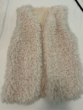 Plush Faux Fur Vest in Blush Pink - Women's Cozy Layer